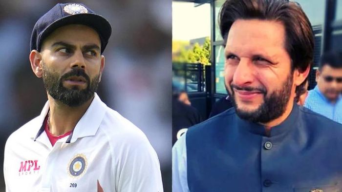 বিরাট কোহলি ও শাহিদ আফ্রিদি