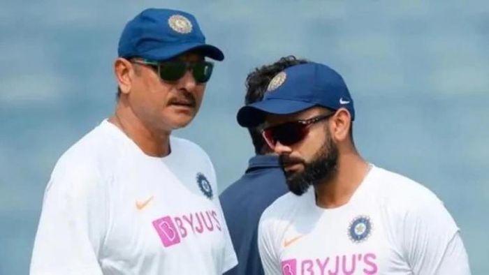 রবি শাস্ত্রী ও বিরাট কোহলি