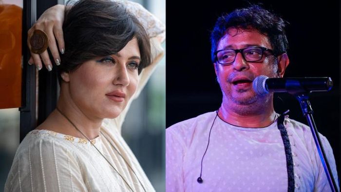 স্বস্তিকা মুখোপাধ্যায় ও রূপঙ্কর বাগচী (ছবি: ফেসবুক)