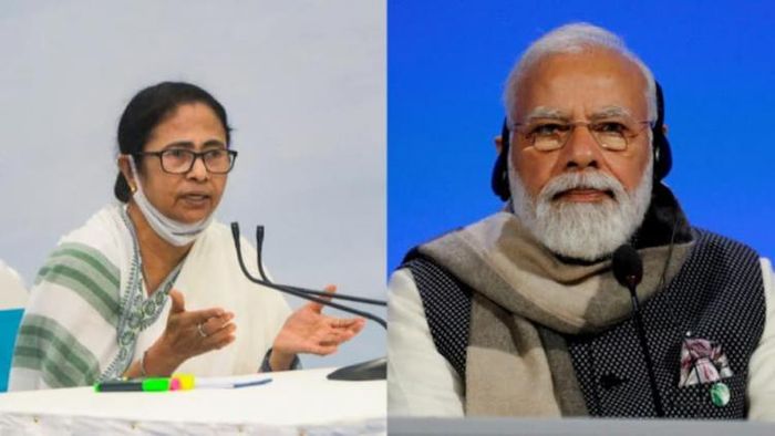 মুখ্যমন্ত্রী মমতা বন্দ্যোপাধ্যায়-প্রধানমন্ত্রী নরেন্দ্র মোদী