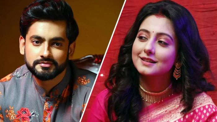 অভিনেতা সুস্মিত মুখোপাধ্যায় ও শ্রাবণী ভুইয়াঁ (ছবি: ইন্সটাগ্রাম)