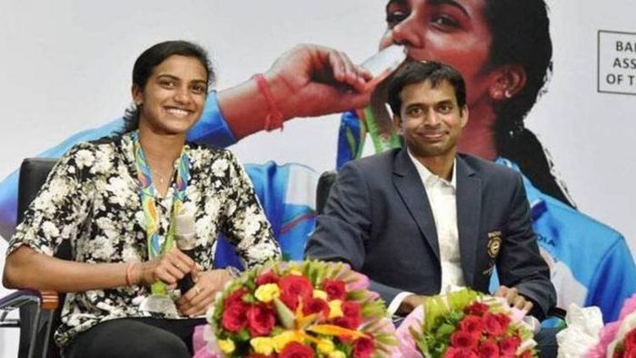 পিভি সিন্ধু ও গোপিচাঁদ ফাইল চিত্র