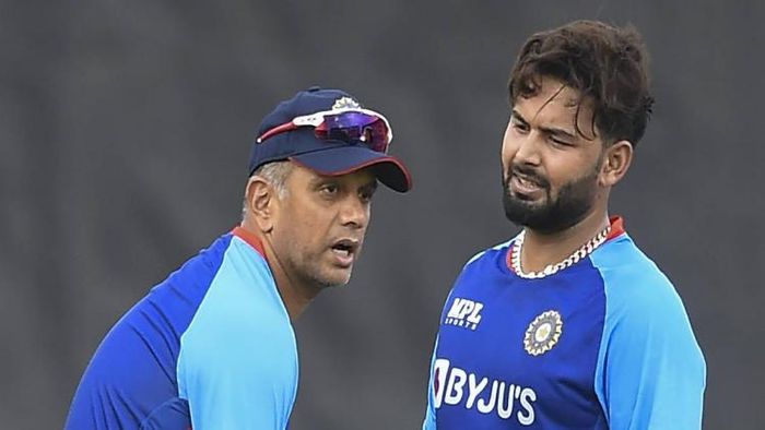 রাহুল দ্রাবিড় ও ঋষভ পন্ত