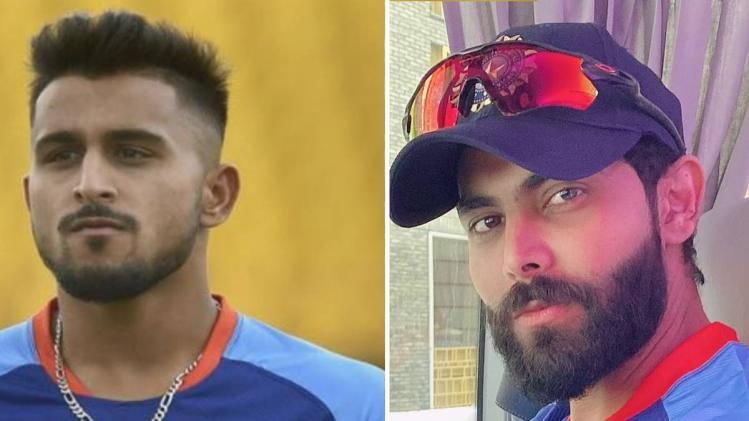 উমরান মালিক ও রবীন্দ্র জাদেজা