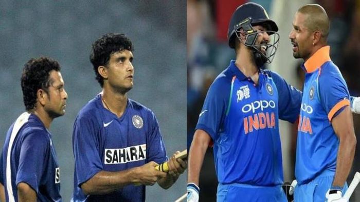 সৌরভ-সচিন ও রোহিত-ধাওয়ান