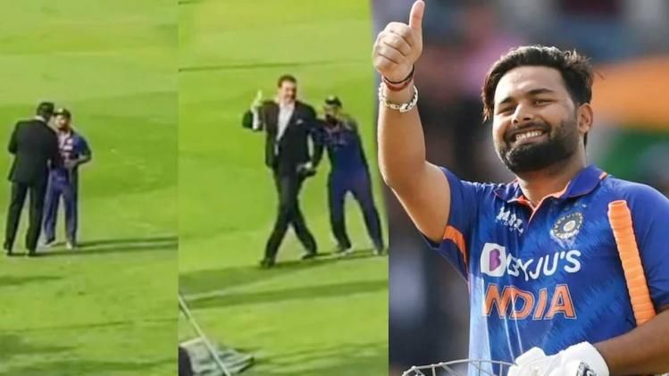 শাস্ত্রীর হাতে শ্যাম্পেন তুলে দিলেন পন্ত, 'গুরুদক্ষিণা'? VIDEO VIRAL