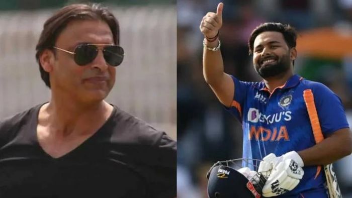 শোয়েব আখতার ও ঋষভ পন্ত