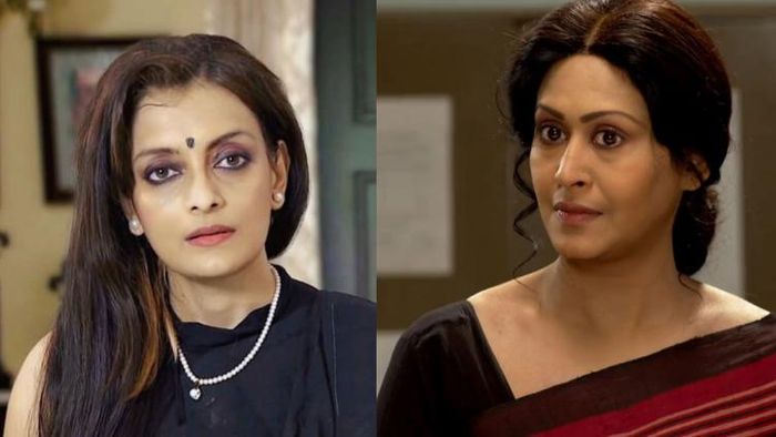 উষশী চক্রবর্তী ও ইন্দ্রাণী হালদার