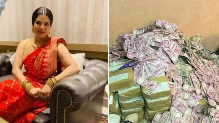অর্পিতা মুখোপাধ্য়ায় এবং উদ্ধার হওয়া টাকা-সোনা (ফাইল ছবি)
