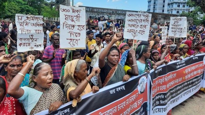 চা শ্রমিকদের আন্দোলন