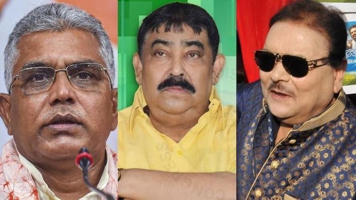 দিলীপ ঘোষ, অনুব্রত মণ্ডল এবং মদন মিত্র