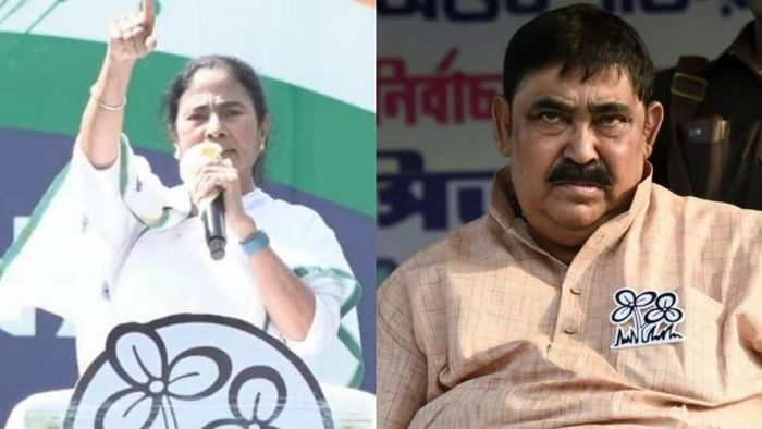 অনুব্রতর পাশে নেত্রী।