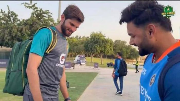 শাহীন শাহ আফ্রিদি ও ঋষভ পন্ত