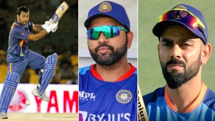 ধোনি, রোহিত ও বিরাট