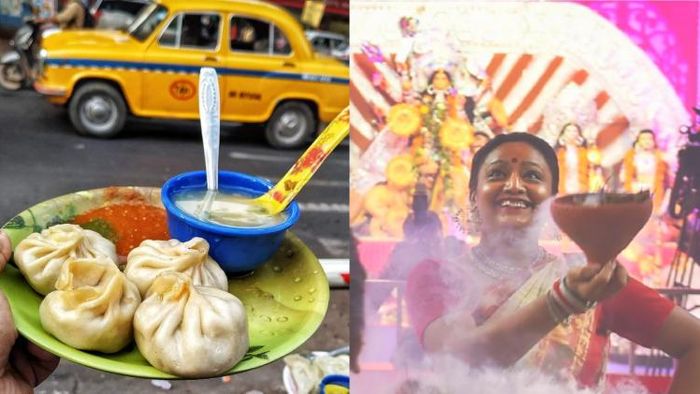 দুর্গাপুজো। (ছবি দুটি -প্রতীকী )