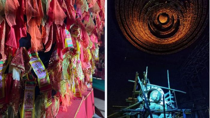 হাজরা পার্ক দুর্গোৎসবের এবছরের থিম- 'তান্ডব'