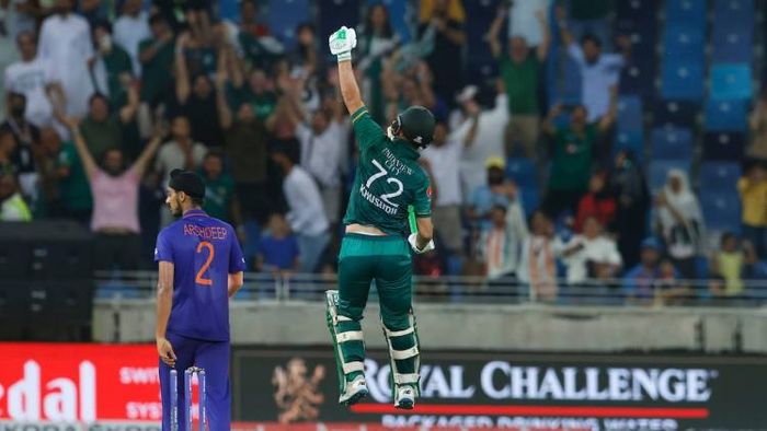 জেতার পর উচ্ছ্বাস পাক ক্রিকেটারদের (পিসিবি)