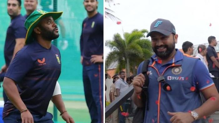 টেম্বা বাভুমা ও রোহিত শর্মা