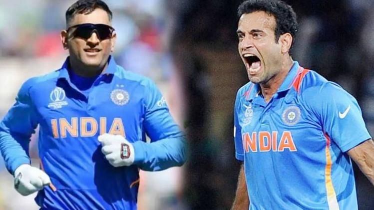 মহেন্দ্র সিং ধোনি ও ইরফান পাঠান 