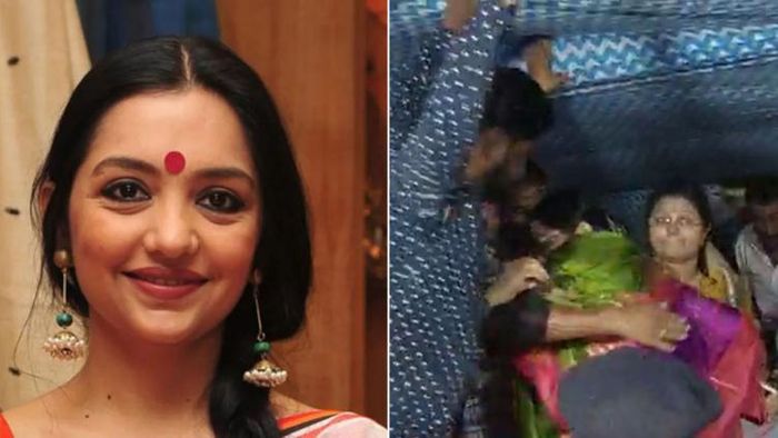 মেদিনীপুরে ভেঙে পড়ল ছটপুজোয় মঞ্চ, বড় দুর্ঘটনা থেকে বাঁচলেন জুন মালিয়া