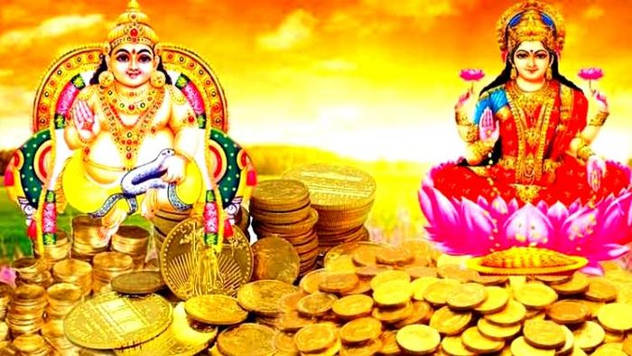 কুবের ও লক্ষ্মী।