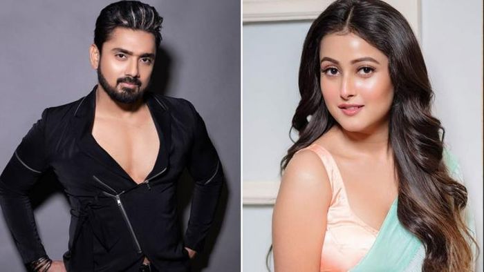 অভিনেতা পল্লবী শর্মা ও রুবেল দাস (ছবি: ফেসবুক)