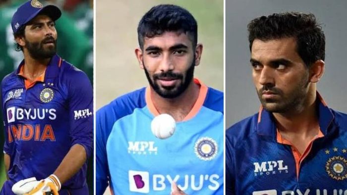 রবীন্দ্র জাদেজা, জসপ্রীত বুমরা, দীপক চাহার