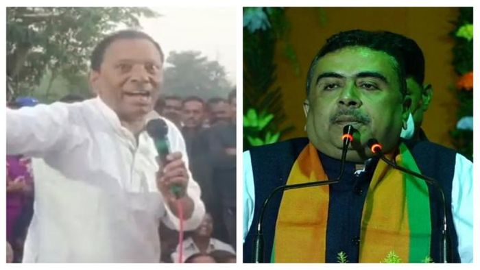 অখিল গিরি ও শুভেন্দু অধিকারী (বামদিক থেকে)