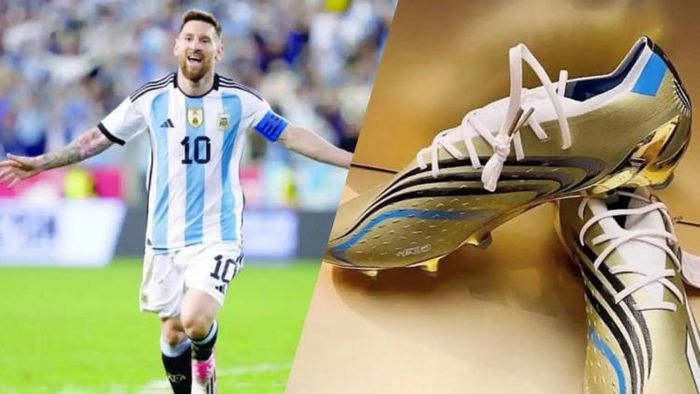 লিওনেল মেসির বুটজোড়া ভাইরাল