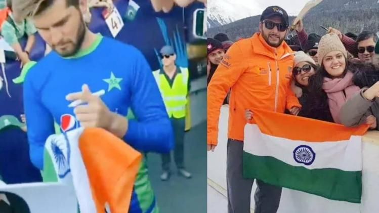 শ্বশুর আফ্রিদির পথেই জামাই, ভারতের তেরঙা যখন তুলে নিলেন শাহিন