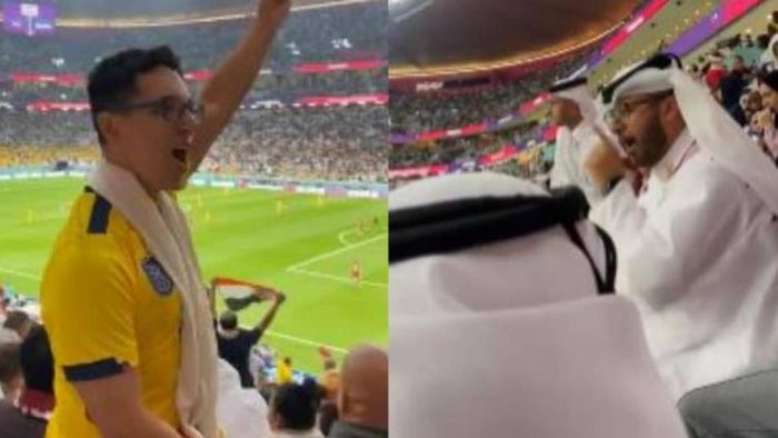 কথা কাটাকাটি দুই সমর্থকের