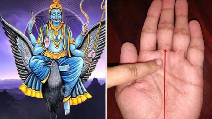 হস্তরেখায় শনি লাইন।