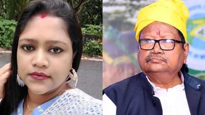 ববিতা সরকার ও পরেশ অধিকারী।