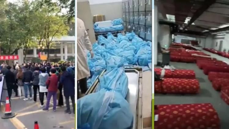 চিনে COVID-এ লাশের 'পাহাড়', দেহ তুলতে কর্মী নিয়োগ, SHOCKING VIDEO