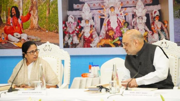 BSF ছাড়াও সীমান্ত সুরক্ষার দায়িত্ব রাজ্যেরও, নবান্নের বৈঠকে বললেন অমিত শাহ