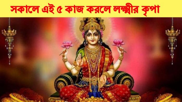 সকালে উঠে করুন এই ৫ কাজ। পাবেন লক্ষ্মীর কৃপা।
