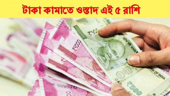 Zodiac Signs: টাকা কামাতে ওস্তাদ এই ৫ রাশি।
