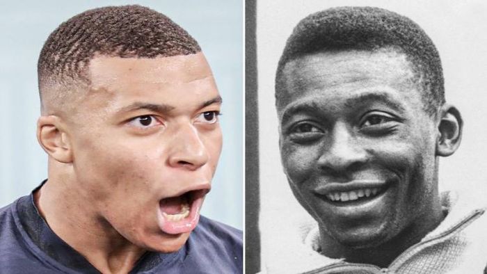 এমবাপের সঙ্গে পেলে