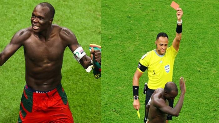 লাল কার্ড দেখলেন ভিনসেন্ট