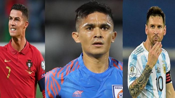 রোনাল্ডো, সুনীল ও মেসি