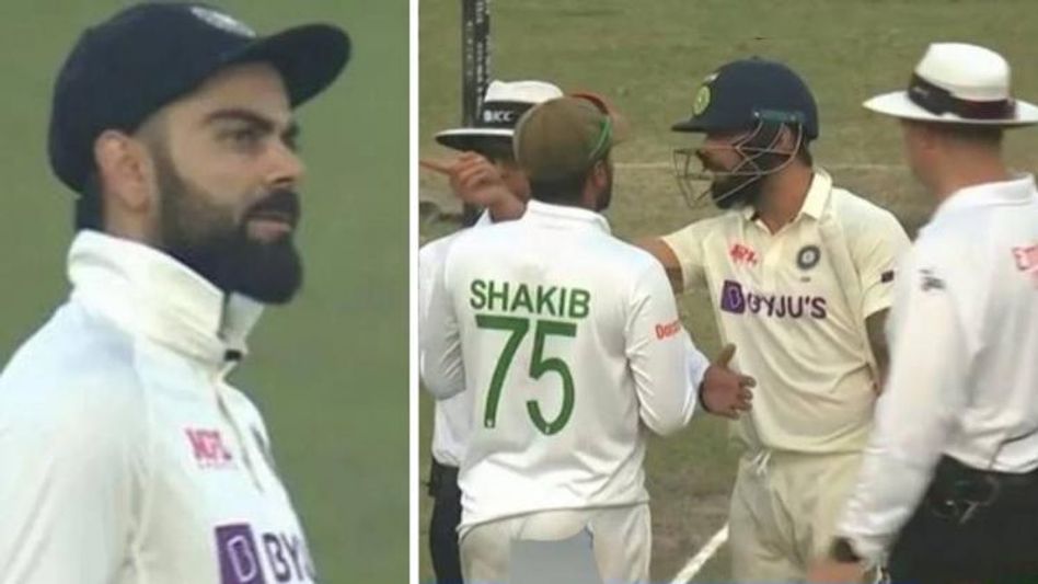 ১ রানে আউট হয়ে রেগে গেলেন বিরাট, ঝগড়া বাংলাদেশি খেলোয়াড়ের সঙ্গে  ১ রানে আউট হয়ে রেগে গেলেন বিরাট, ঝগড়া বাংলাদেশি খেলোয়াড়ের সঙ্গে