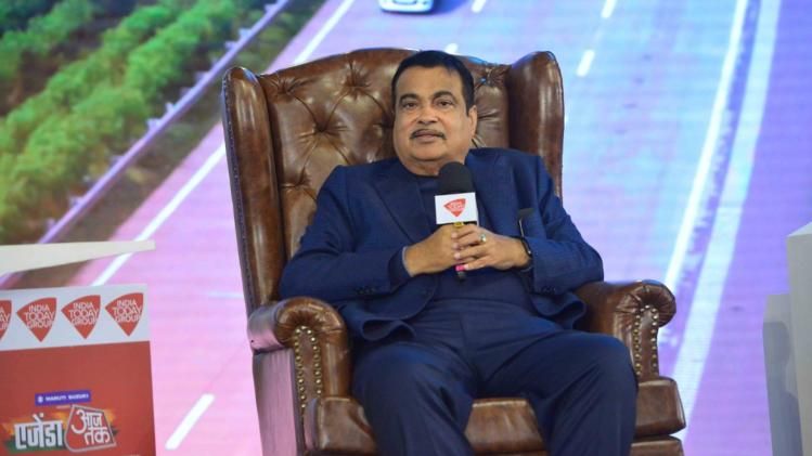 অ্যাজেন্ডা আজতকে নিতিন গডকড়ি। 