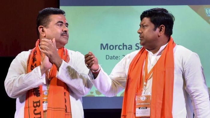 শুভেন্দু অধিকারী ও সুকান্ত মজুমদার- ফাইল ছবি।