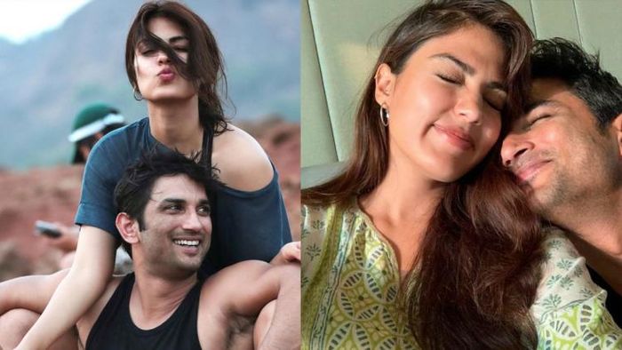 অভিনেতা সুশান্ত সিং রাজপুত ও রিয়া চক্রবর্তী (ছবি: ফেসবুক)