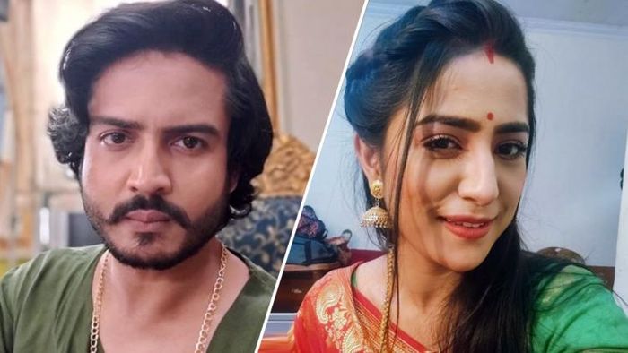 অভিনেতা সুমন দে ও অভিনেত্রী সুরভী সান্যাল