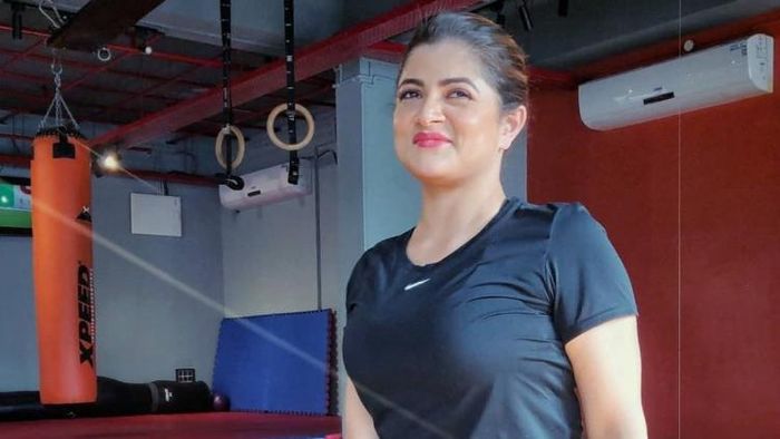 জিমে অভিনেত্রী শ্রাবন্তী চট্টোপাধ্য়ায় ছবি সৌজন্যে: ইনস্টাগ্রাম