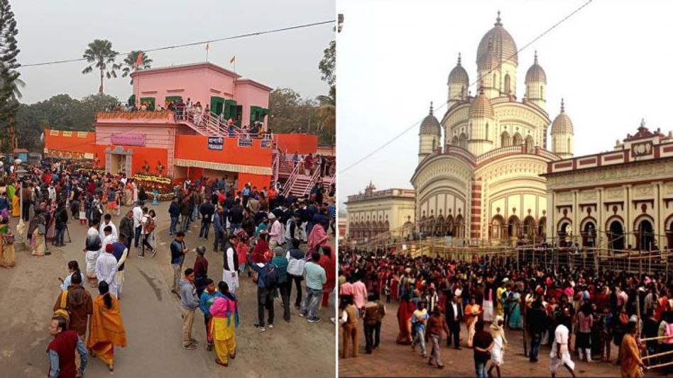ফিরল চেনা ছবি, কল্পতরু উৎসবে উদ্যানবাটি-দক্ষিণেশ্বরে ভক্তদের ঢল ফিরল চেনা ছবি, কল্পতরু উৎসবে উদ্যানবাটি-দক্ষিণেশ্বরে ভক্তদের ঢল