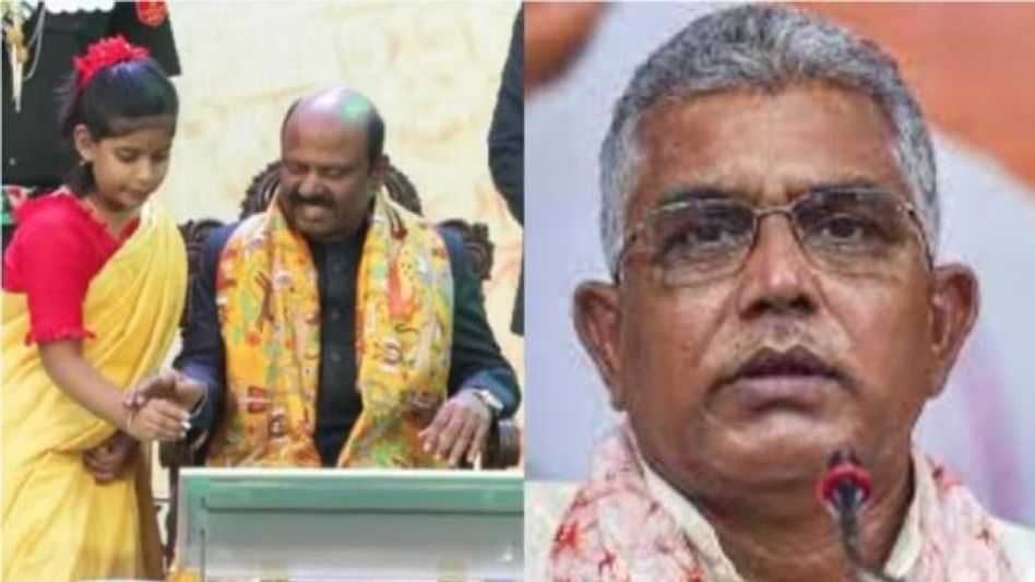 'রাজ্যপাল যোগ্য ও বিশেষ ব্যক্তি', হাতেখড়ি ইস্যুতে সমালোচনার পরদিনই সুরবদল দিলীপের 'রাজ্যপাল যোগ্য ও বিশেষ ব্যক্তি', হাতেখড়ি ইস্যুতে সমালোচনার পরদিনই সুরবদল দিলীপের