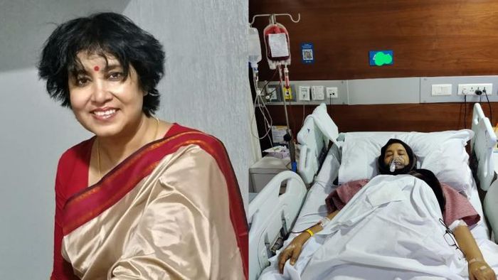 অদ্ভূত পোস্টের পরেই হাসপাতালের ছবি,কী হল তসলিমার?