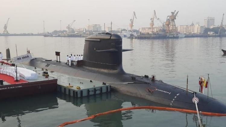 নৌবাহিনীতে কমিশন হল INS Vagir